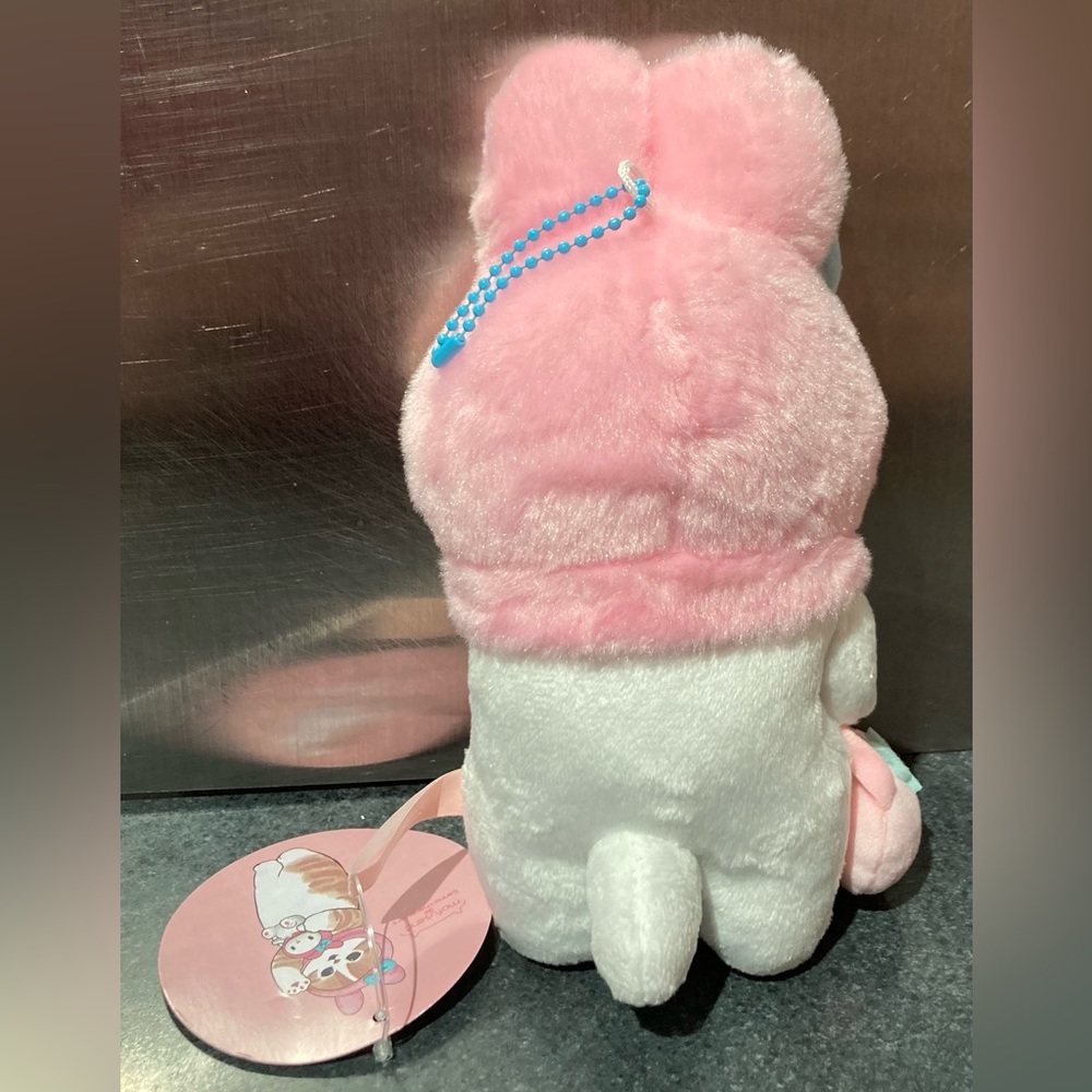 🐰🐱 17cm Sanrio Mofusand Cat Cross-Dressing My Melody Plush Stuff Doll Toy - Picture 7 of 9